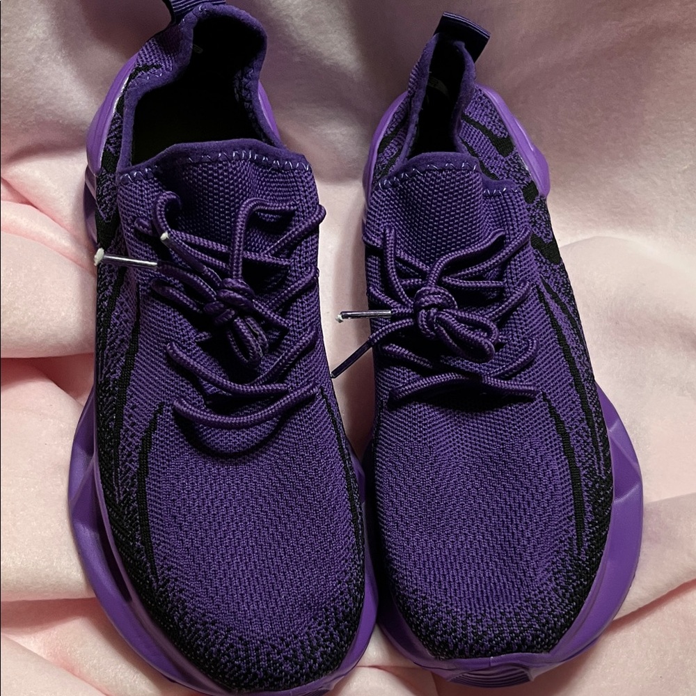 Purple Athletic Sneakers